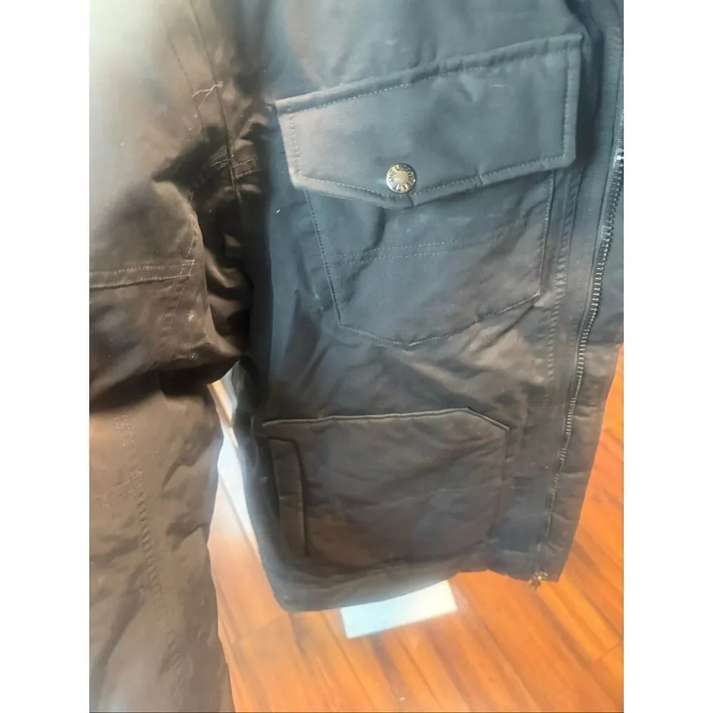 The North Face Men’s Yellowband Parka Size XL Jacket Hyvent 550 Down Blk.